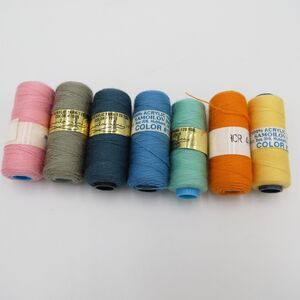 Samoilov Acrylic Embroidery Yarn 5 x 120yds +2 Unlabled Multi -Color Bundle